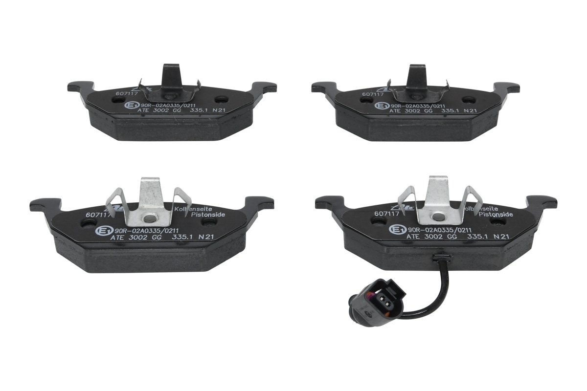 ATE BREMSE BREMSEN BREMSSCHEIBEN BELÄGE VORNE AUDI SEAT SKODA VW