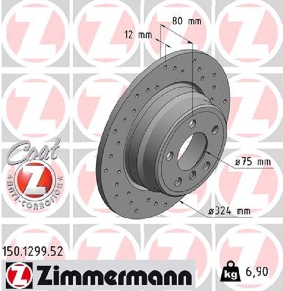 BMW X5 ZIMMERMANN SPORT BREMSEN KIT VORNE HINTEN