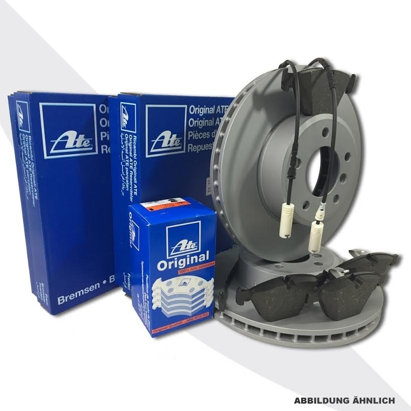 ATE BREMSSCHEIBEN BREMSBELÄGE BREMSEN BELÄGE HINTEN BMW Coupe E46