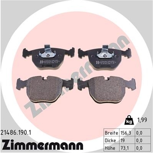 BMW X5 E53 ZIMMERMANN BREMSEN KIT VORNE HINTEN WARNKONTAKTE