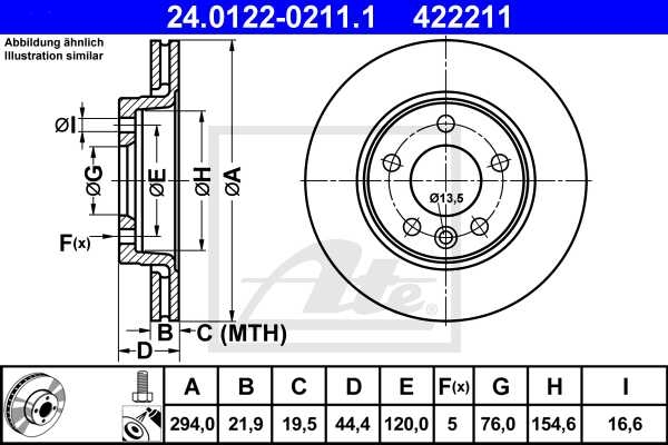ATE BREMSSCHEIBEN BREMSE BREMSEN BELÄGE VORNE HINTEN VW T5 MULTIVAN 2.5 TDI
