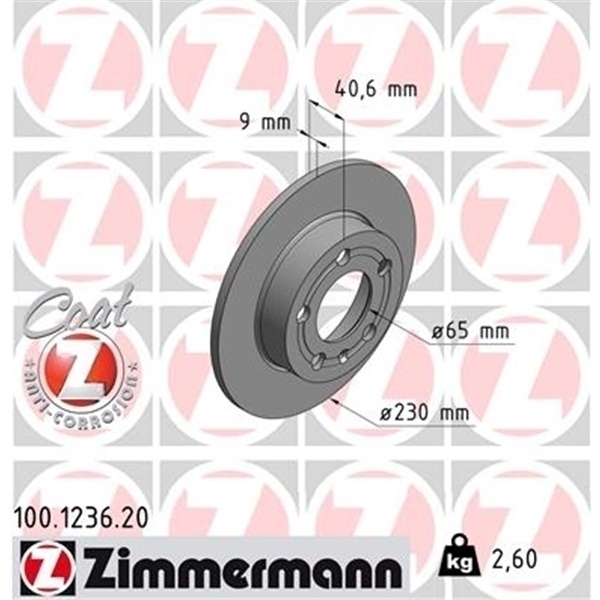 AUDI A3 8L1 1.8 T BREMSEN BREMSSCHEIBEN KIT VORNE UND HINTEN ZIMMERMANN