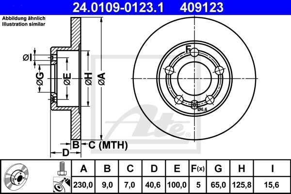 ATE BREMSBELÄGE BREMSSCHEIBEN BREMSEN KIT HINTEN GOLF 4 1.9 TDI
